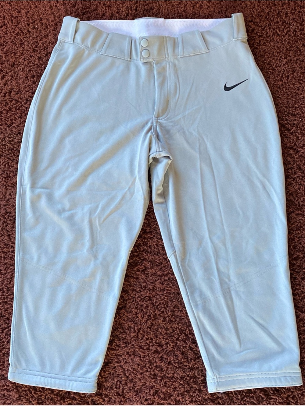 Nike Team Performance Softball Training Pants Rear Pockets Women's M Gray AV6718